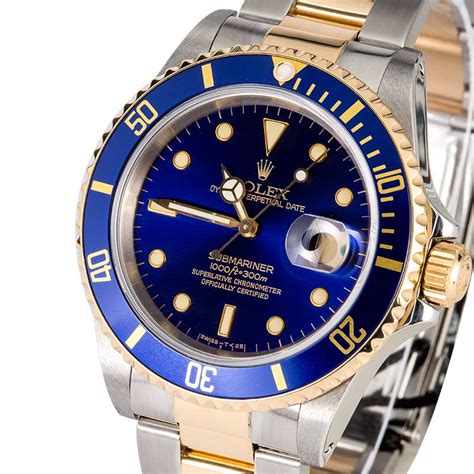 rolex sub 2 tone blue 2000 review|Rolex two tone submariner price.